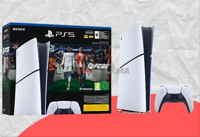 وحدة تحكم PlayStation 5 Slim الرقمية و FC 26
