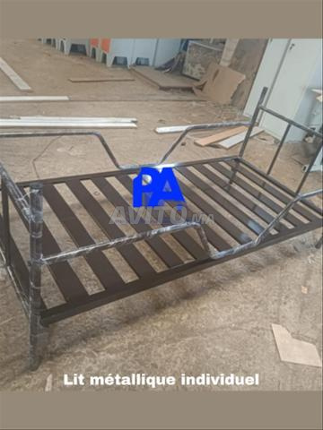 سرير معدني بطابقين وفردي بسعر المصنع - 2