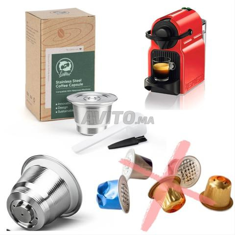 2x ☕ كبسولة قابلة لإعادة الشحن نسبريسو اينوكس الأصلية