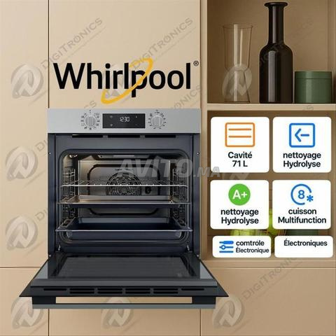 ويرلبول فرن مدمج كهربائي اينوكس 71 لتر