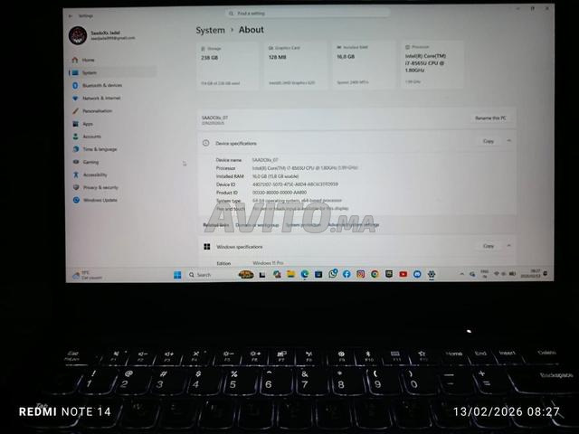 PC PORTABLES LENOVO THINKPAD T490 - 2