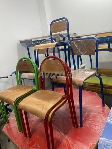 كرسي نصف معدني/طاولة/مكتب