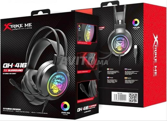 🎧 Casque Gaming Xtrike Me GH-516 RGB USB 7.1
