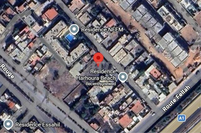 Terrain à villa de 250m² à vendre à Harhoura - Proche de la mer