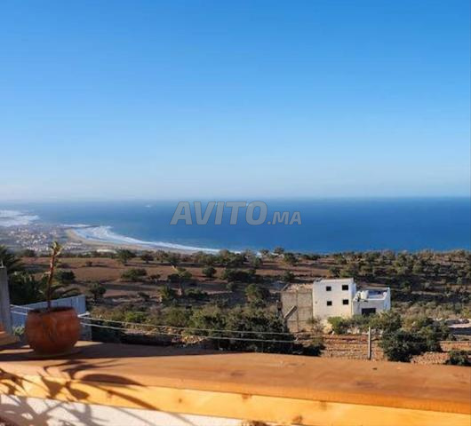 A vendre terrain Vu Mer titré a taghazout ifraden