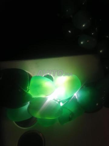 Collier jade lourd torsadé sur 3