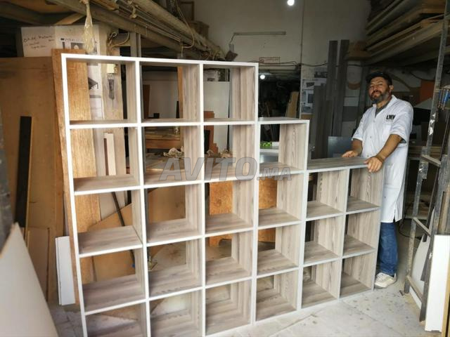 أرفف خشبية جديدة - مخزون متوفر