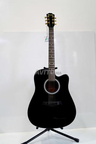 Meide 4120 - غيتار فولك بفتحة سوداء لامعة