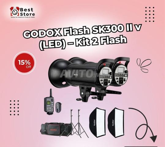 GODOX SK300 II v (LED) – Kit complet avec 2 flashs
