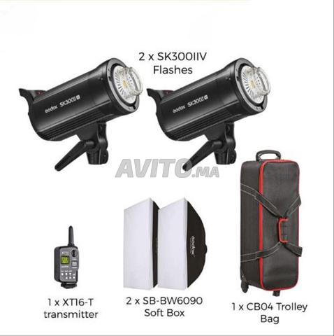 GODOX SK300 II v (LED) – Kit complet avec 2 flashs - 2