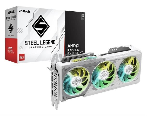 ASRock AMD Radeon RX9070 XT Steel Legend 16GB