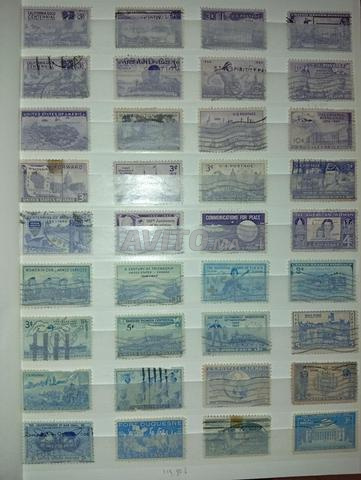 Je mets en vente timbres usa