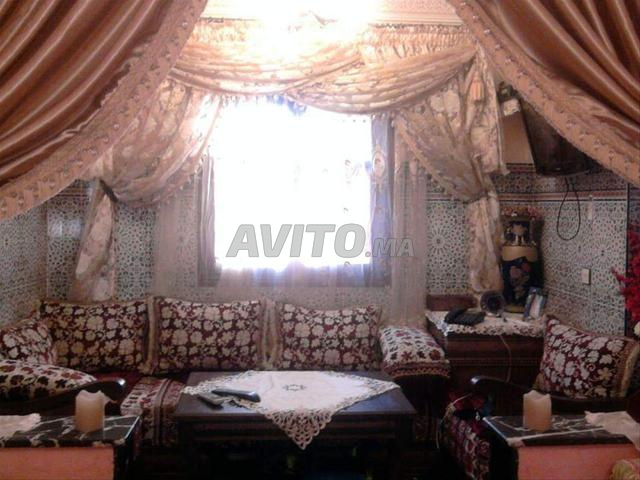 Salon marocain moderne et traditionnel