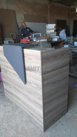 Bureau d'accueil Mdf Comptoir en promotions