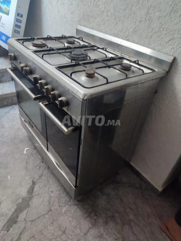 طباخة فرانكي اينوكس 5 شعلات مع فرن - حالة جيدة