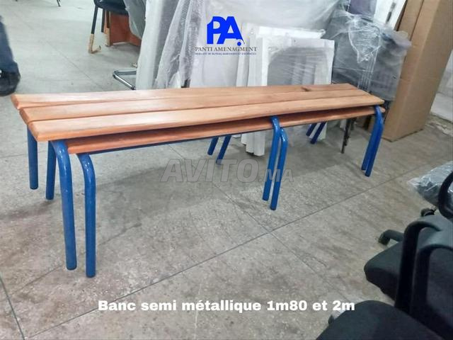 Banc Semi Métallique Professionnel مقعد prix usine - 2