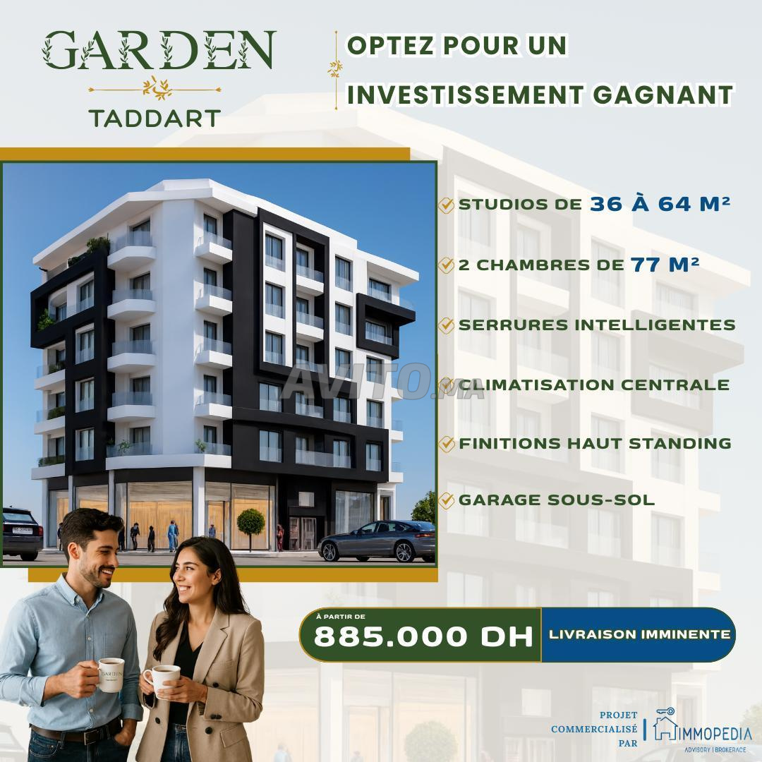 Appartement meublé à louer dans la résidence Zahour - image 2