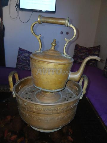 طاس للغسيل مقراج قديم من نحاس أحمر