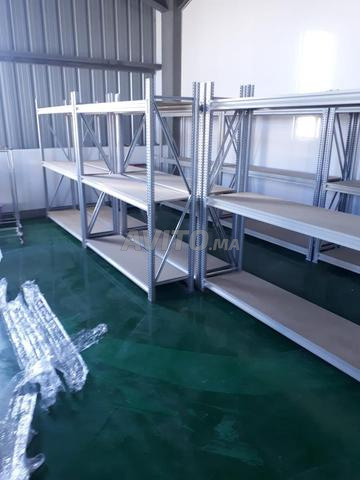 🔩 رفوف نصف ثقيلة مجلفنة