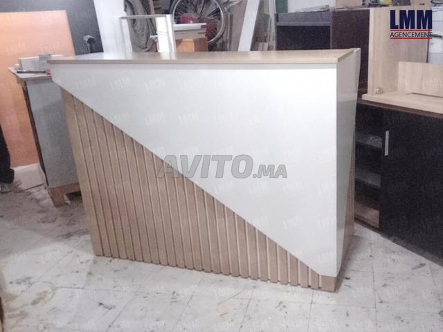 منضدة استقبال مقوسة - تصميم عصري A - 2