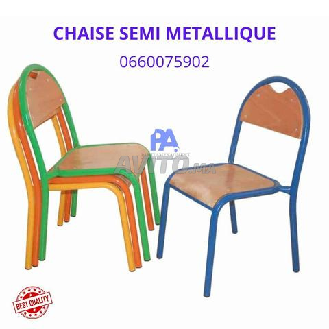 كرسي شبه معدني/طاولة/مكتب