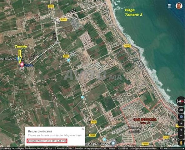 Terrain à vendre 6800 m² à Dar Bouazza près de la plage Tamaris 2 - 2