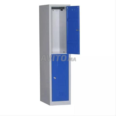 Vestiaire métallique monobloc 2 portes en stock
