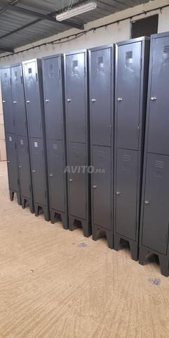 خزانة ملابس قطعة واحدة ببابين ​​خزانة تخزين