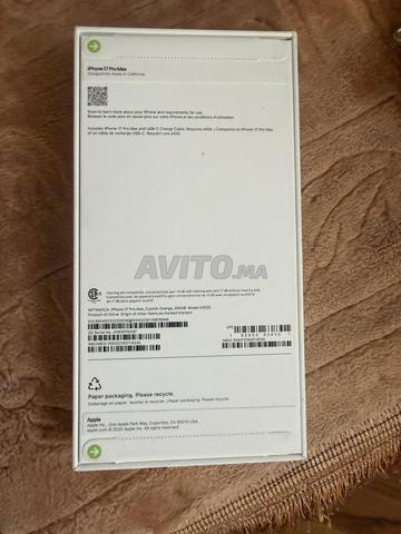 Iphone 17 pro max scellé jdid esim 256gb - 2