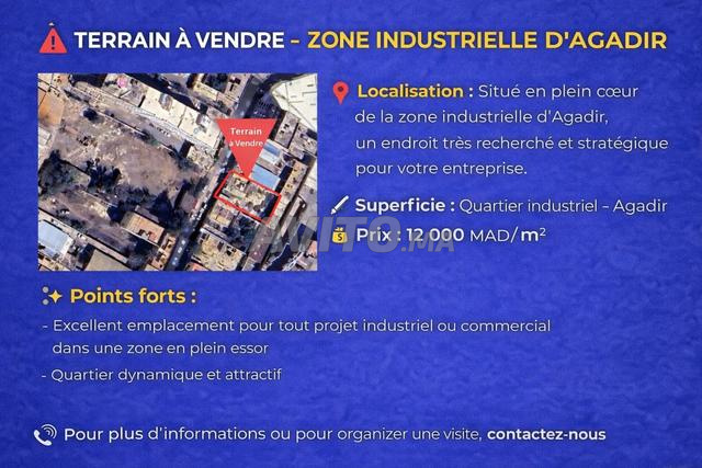 🏗️À VENDRE – Terrain à Agadir (Zone Industriel)