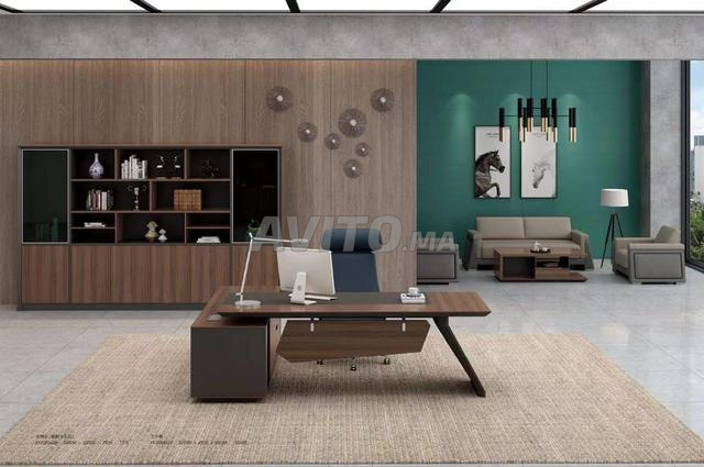 مكتب إدارة مع طاولة جانبية/كرسي/مقعد