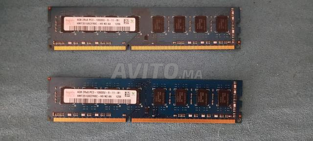 وحدات ذاكرة الوصول العشوائي 2 × 4 جيجابايت DDR3 hynix