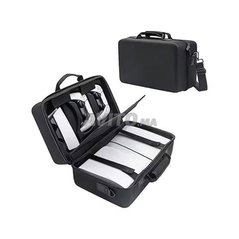 حقيبة تخزين سوداء لجهاز PS5 Slim