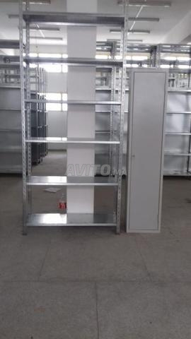 رف تخزين معدني بـ 4 مستويات - 2