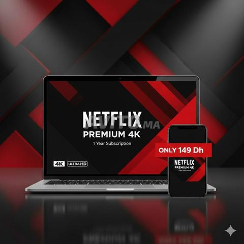 Netflix Premium 4K - سنة ضمان