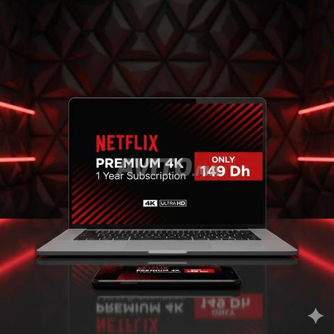 Netflix Premium 4K - سنة ضمان