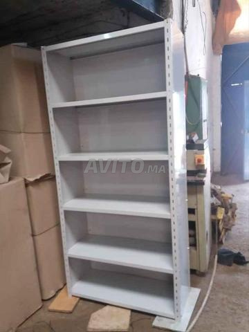 Rayonnage métallique avec fond parois prix usine