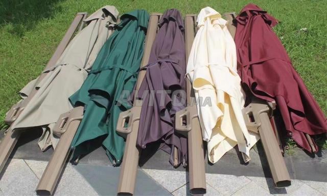 Parasol Carre 3x3x3x3m solaire sans branchement