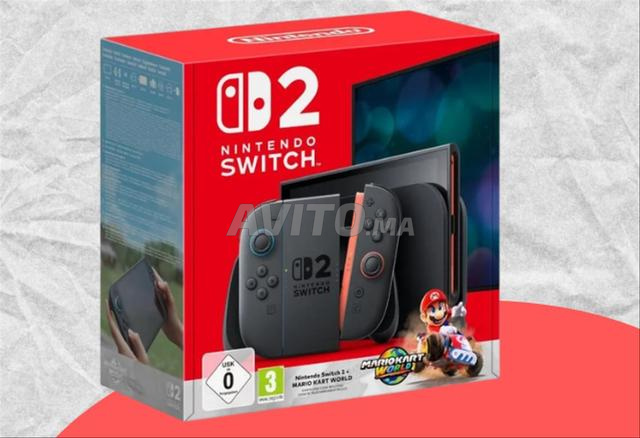 وحدة تحكم نينتندو سويتش 2 ماريو كارت وورلد (رمز)