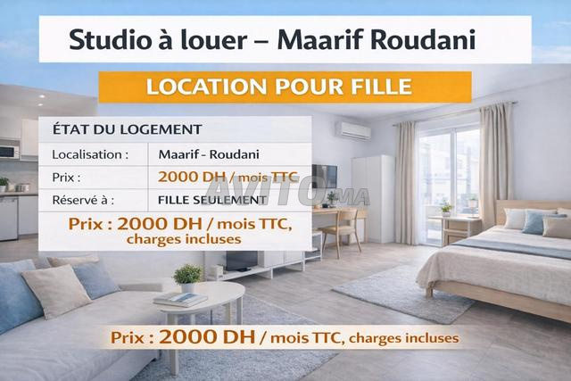 Appartement à louer 20 m² à Casablanca