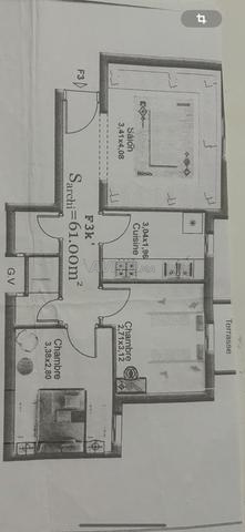 Appartement à vendre 61 m² à Marrakech