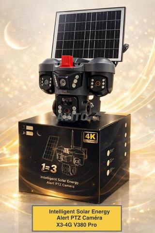 كاميرا مراقبة بالطاقة الشمسية 4G 4K