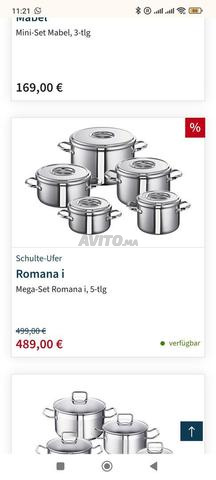 Ensemble de Casseroles Schultfer Romana Germany - 2
