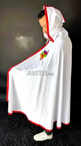 Selham Amazigh blanc de luxe 1.20 m - Livraison gratuite 🚚