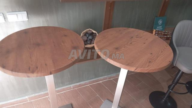Mobilier pro café table haute et chaises - 2