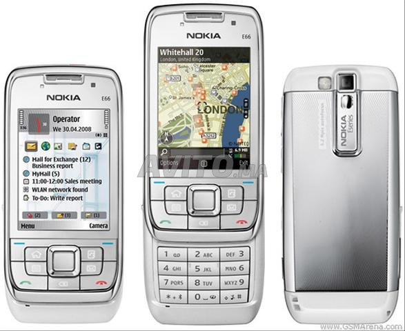 Nokia E66 Gris et Blanc Bon à Excellent État - 2