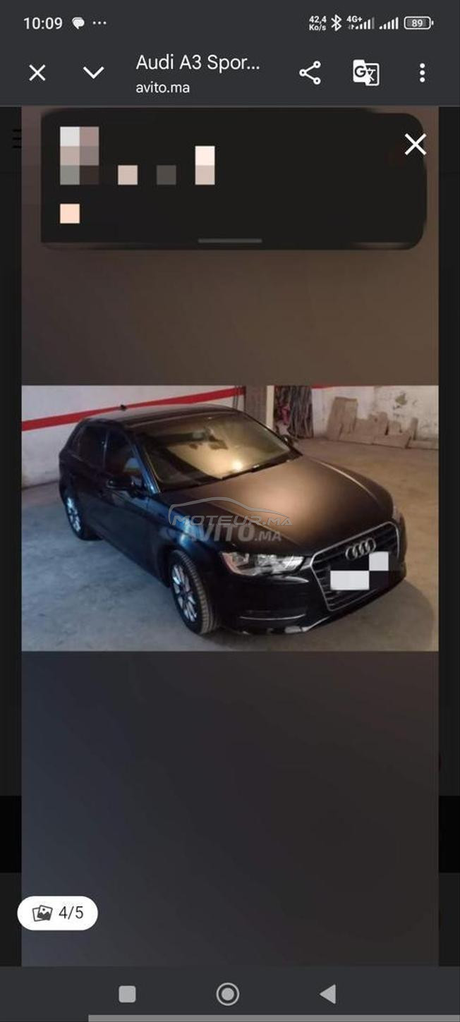 Audi A3 Diesel Sportback Manuelle 2014 
