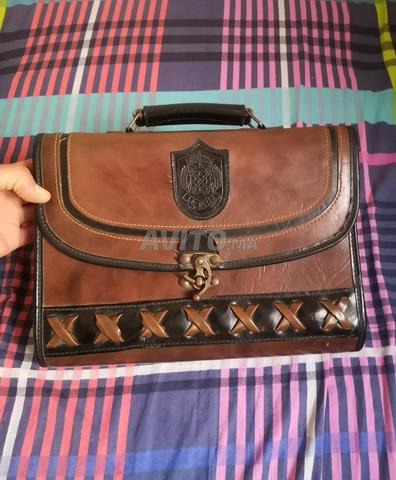 Portefeuille à main pour papiers cuir cuir véritable dial bra