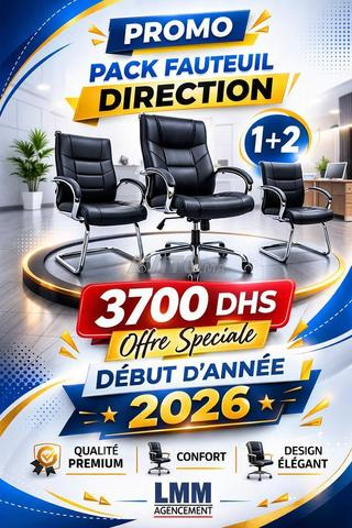 PROMO – Pack Fauteuil Direction   A