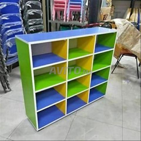 Table individuelle avec plateau en bois A TINGHIR - 2